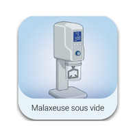 Malaxeuse sous vide